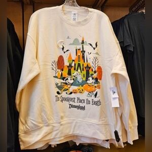 DisneyParks Disneyland SpookiestPlace on Earth Halloween Sweatshirt Adult XL NWT